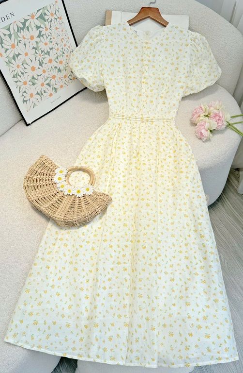 Đầm Xô Cotton Thiết Kế TuTu Store Phù Hợp Đi Chơi Dành Cho Nữ - Mã D1182