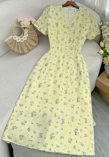 Đầm Xô Gân Thiết Kế TuTu Store Phù Hợp Đi Chơi Dành Cho Nữ - Mã D1140