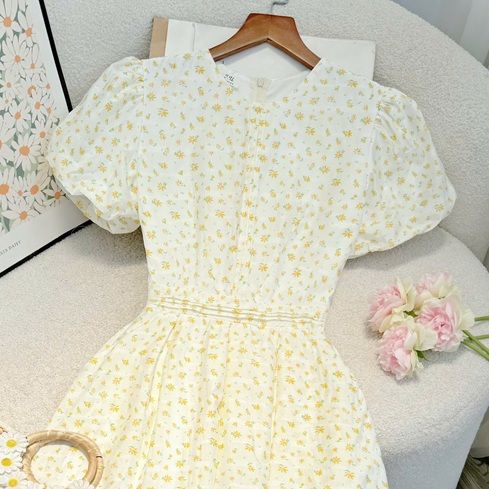 Đầm Xô Cotton Thiết Kế TuTu Store Phù Hợp Đi Chơi Dành Cho Nữ - Mã D1182