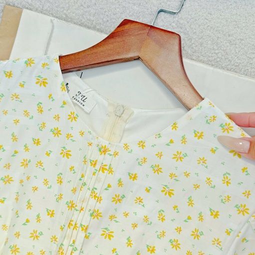 Đầm Xô Cotton Thiết Kế TuTu Store Phù Hợp Đi Chơi Dành Cho Nữ - Mã D1182
