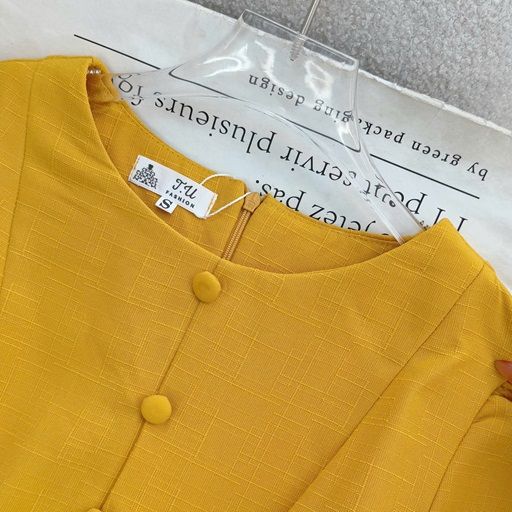 Váy Linen Gân Thiết Kế TuTu Store Dành Cho Nữ - Mã D1007