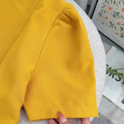 Váy Linen Gân Thiết Kế TuTu Store Dành Cho Nữ - Mã D1007