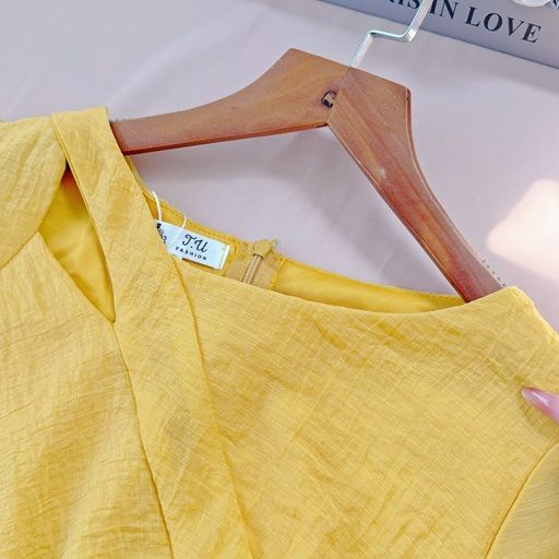 Váy Nhấn Eo Tơ Xếp Li Phù Hợp Đi Tiệc Thiết Kế TuTu Store Dành Cho Nữ -Mã D1070