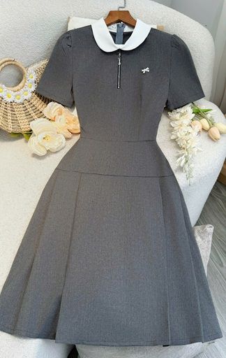 Đầm Cotton Hàn Thiết Kế TuTu Store Phù Hợp Đi Làm Dành Cho Nữ - Mã D1190