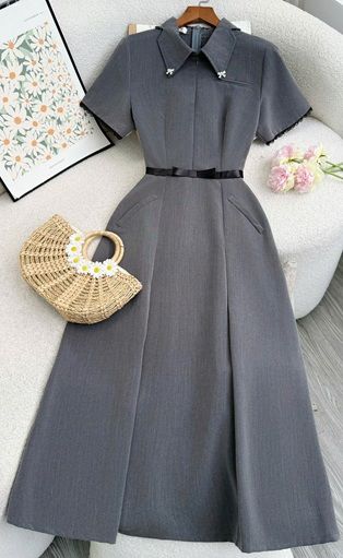 Đầm Cotton Hàn Thiết Kế TuTu Store Phù Hợp Đi Làm Dành Cho Nữ - Mã D1169