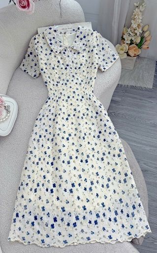 Váy Kate Thêu Thiết Kế TuTu Store Dành Cho Nữ- Mã D1049