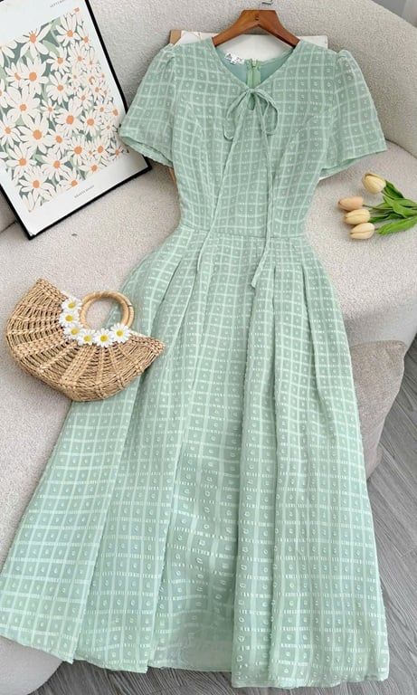 Đầm Voan Tơ Bi Thiết Kế TuTu Store Phù Hợp Đi Chơi Dành Cho Nữ - Mã D1172