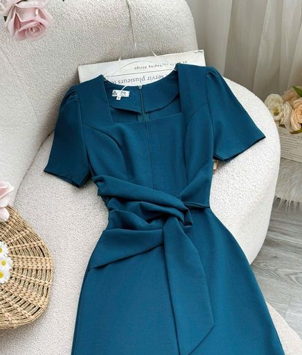 Váy Cotton Hàn Thiết Kế TuTu Store Dành Cho Nữ - Mã D1053