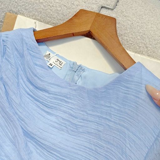 Đầm Tơ Xốp Nhăn Thiết Kế TuTu Store Phù Hợp Đi Làm Dành Cho Nữ - Mã D1159