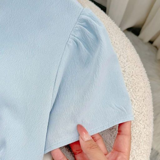 Váy Cotton Xốp Cổ V Phù Hợp Đi Làm Thiết Kế TuTu Store Dành Cho Nữ -Mã D1065