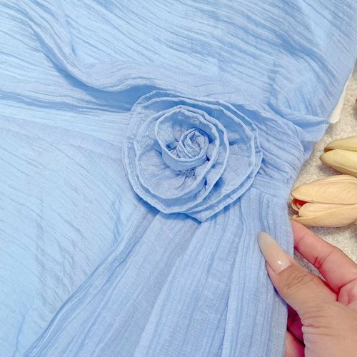 Đầm Tơ Xốp Nhăn Thiết Kế TuTu Store Phù Hợp Đi Làm Dành Cho Nữ - Mã D1159