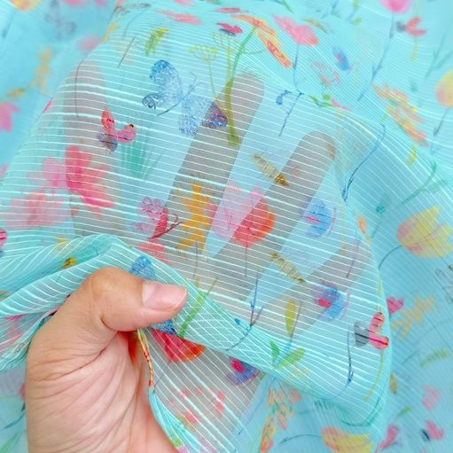 Đầm Voan Sọc Ý Thiết Kế TuTu Store Phù Hợp Đi Chơi Dành Cho Nữ - Mã D1196