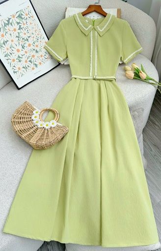 Đầm Cotton Xốp Thiết Kế TuTu Store Phù Hợp Đi Làm Dành Cho Nữ - Mã D1170