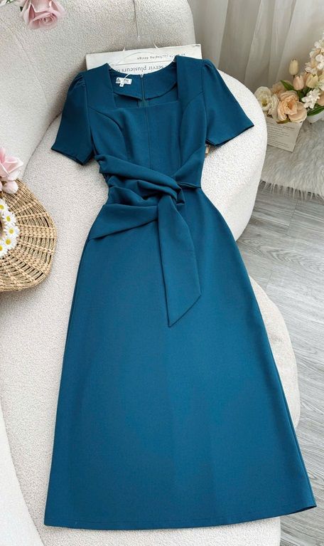 Váy Cotton Hàn Thiết Kế TuTu Store Dành Cho Nữ - Mã D1053