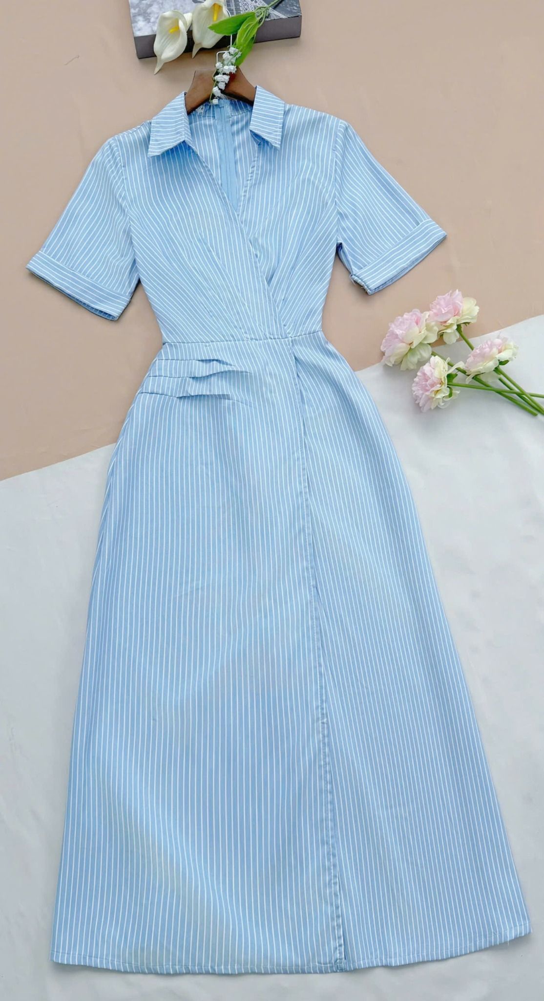 Váy Caro Xương Cá Có Dây Cột Eo Phù Hợp Đi Làm Thiết Kế TuTu Store Dành Cho Nữ -Mã D1093