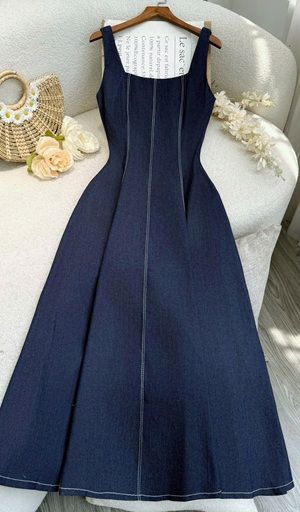 Đầm Jean Thun Thiết Kế TuTu Store Phù Hợp Đi Chơi Dành Cho Nữ - Mã DS592