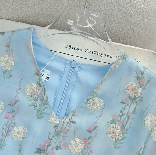 Váy Kate Thêu Cao Cấp Thiết Kế TuTu Store Dành Cho Nữ - Mã D1043