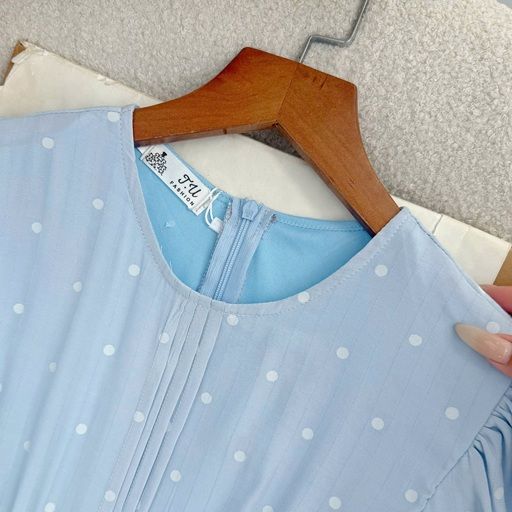 Đầm Tơ Pháp Thiết Kế TuTu Store Phù Hợp Đi Chơi Dành Cho Nữ - Mã D1176