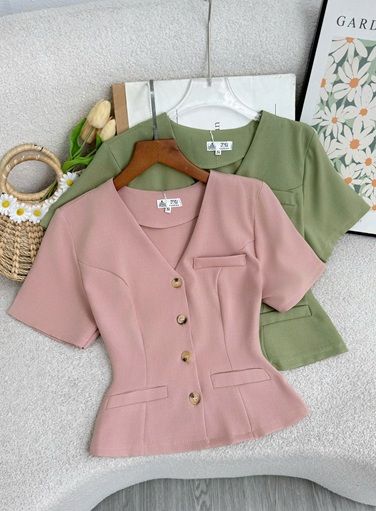 Áo Bố Xược Dáng Peplum Thiết Kế TuTu Store Phù Hợp Đi Làm Dành Cho Nữ - Mã A580