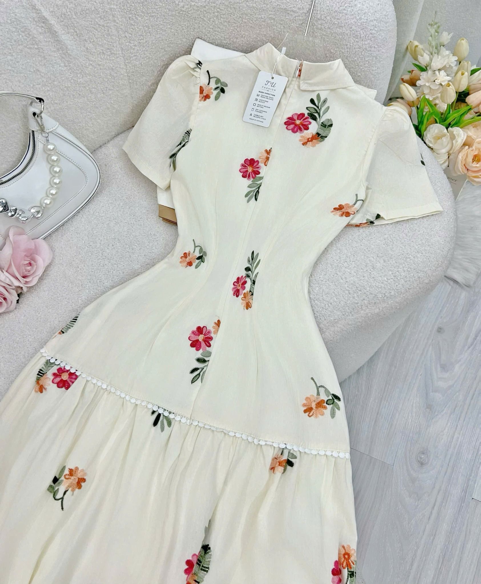 Váy Thêu Thiết Kế TuTu Store - Mã D804