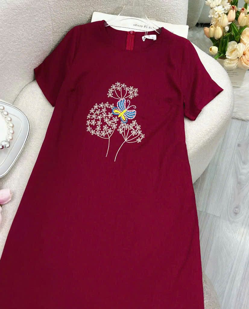Đầm Linen Coton Thiết Kế TuTu Store Mã Sản Phẩm: D806