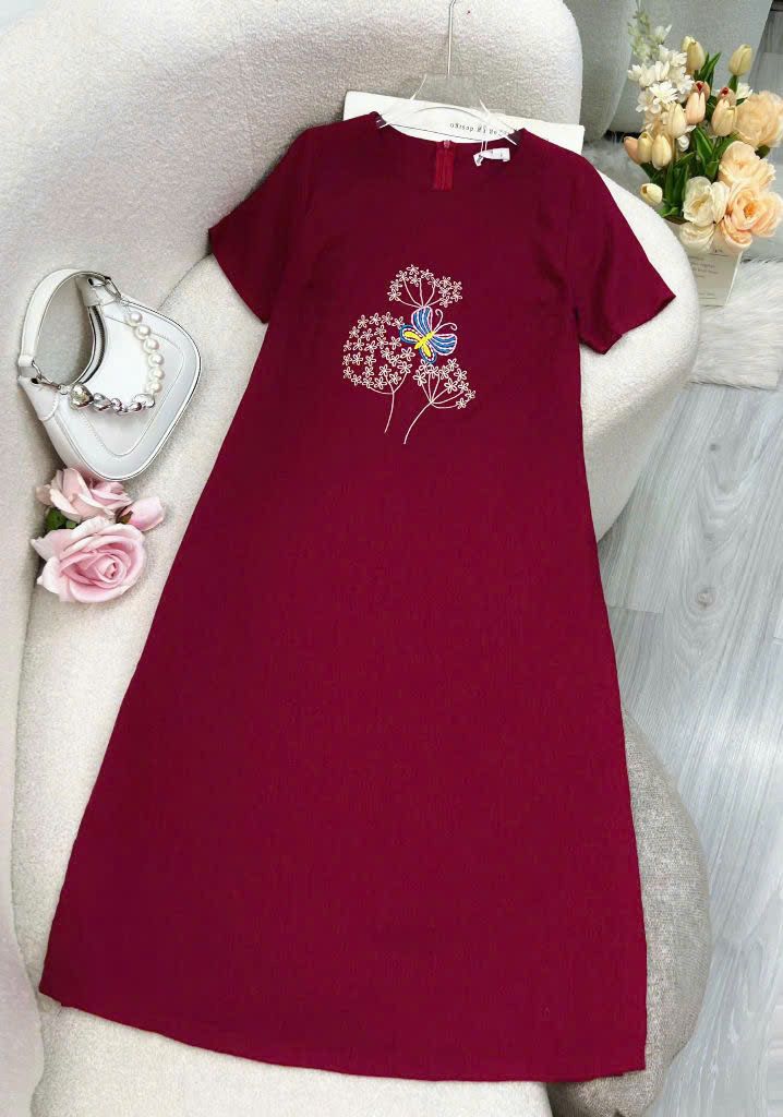 Đầm Linen Coton Thiết Kế TuTu Store Mã Sản Phẩm: D806