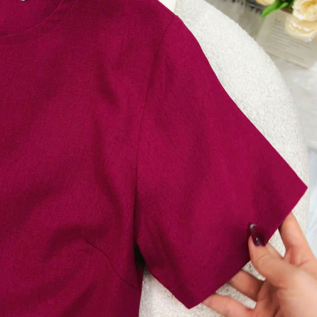 Đầm Linen Coton Thiết Kế TuTu Store Mã Sản Phẩm: D806