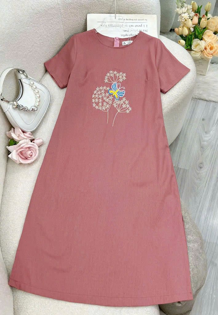 Đầm Linen Coton Thiết Kế TuTu Store Mã Sản Phẩm: D806