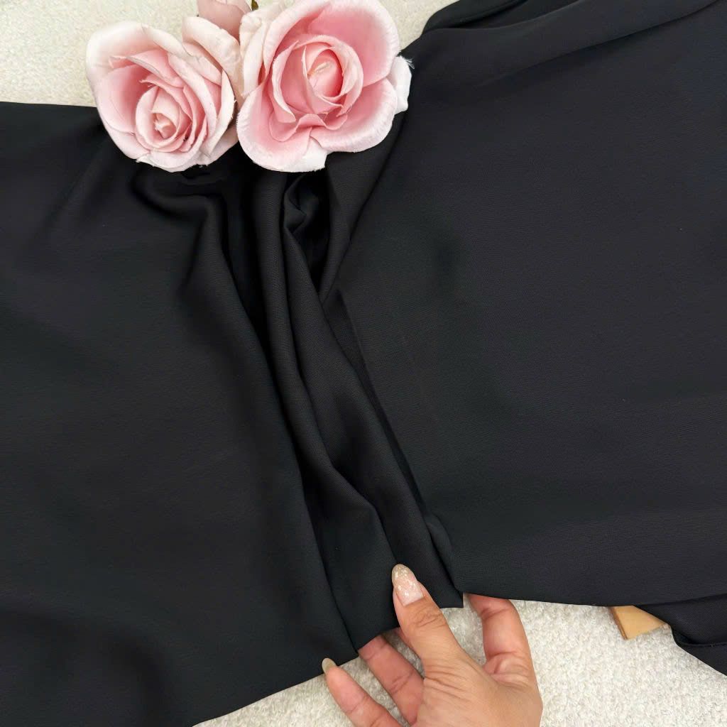 Váy Cotton Chéo Màu Trơn Thiết Kế TuTu Store Phù Hợp Đi Tiệc Dành Cho Nữ - Mã D824