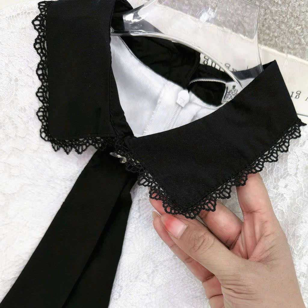 Váy Ren Cotton Form Lửng Thiết Kế TuTu Store Dành Cho Nữ Đi Tiệc - Mã D861