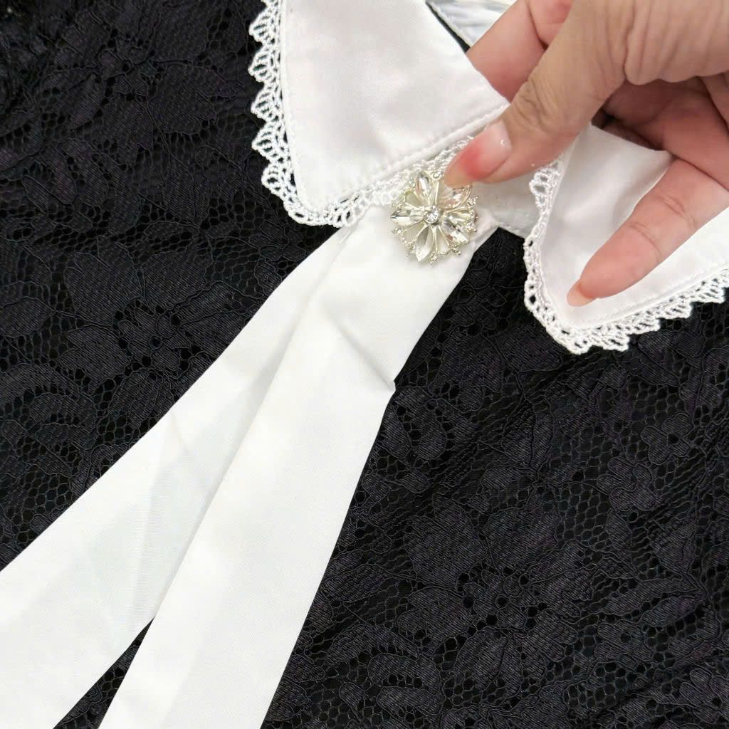 Váy Ren Cotton Form Lửng Thiết Kế TuTu Store Dành Cho Nữ Đi Tiệc - Mã D861