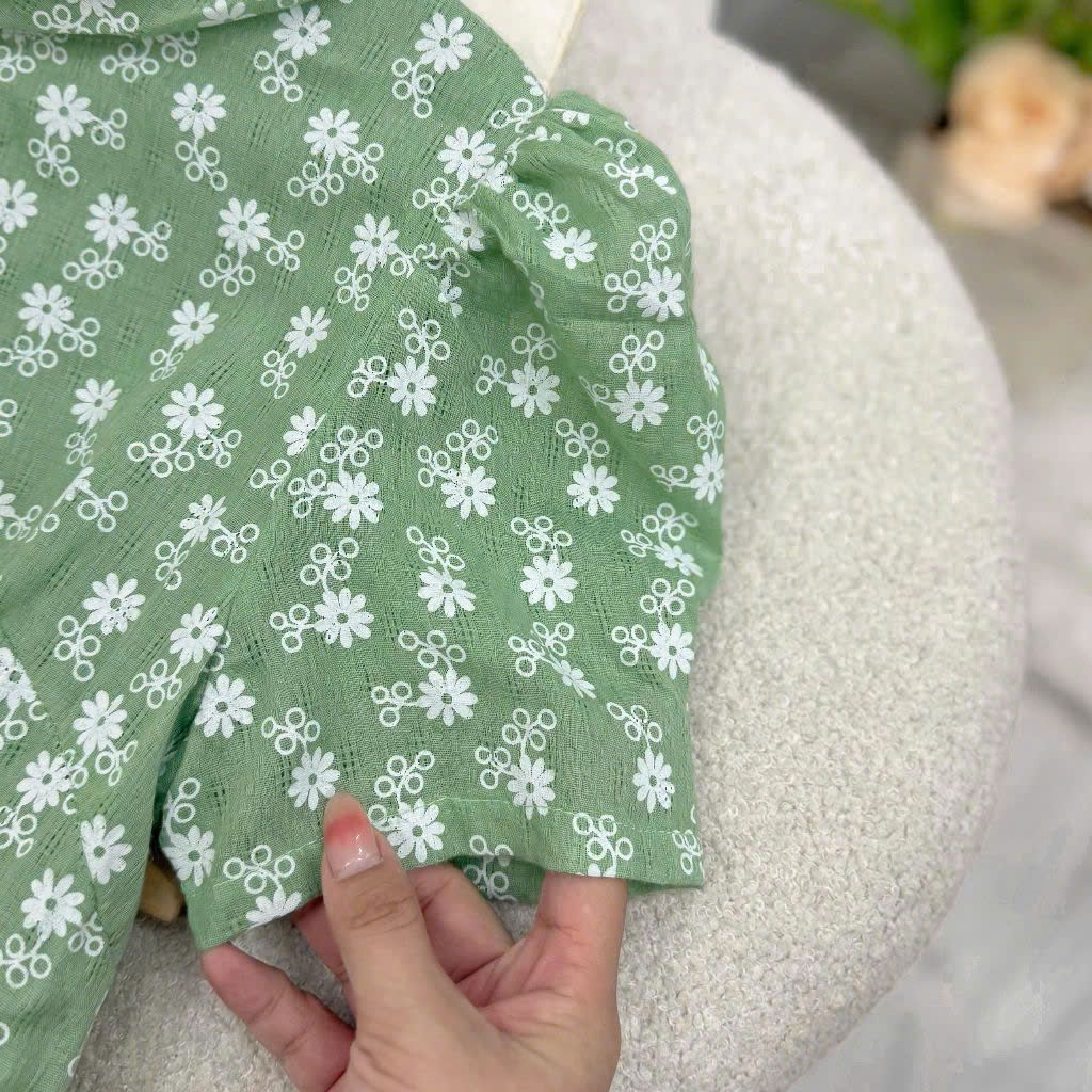 Váy Xô Hàn In Hoa Thiết Kế TuTu Store Dành Cho Nữ - Mã D869