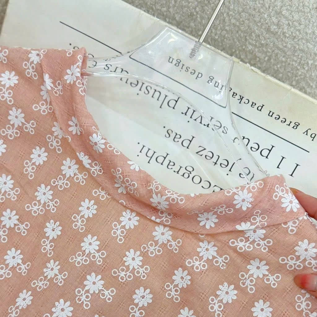Váy Xô Hàn In Hoa Thiết Kế TuTu Store Dành Cho Nữ - Mã D869
