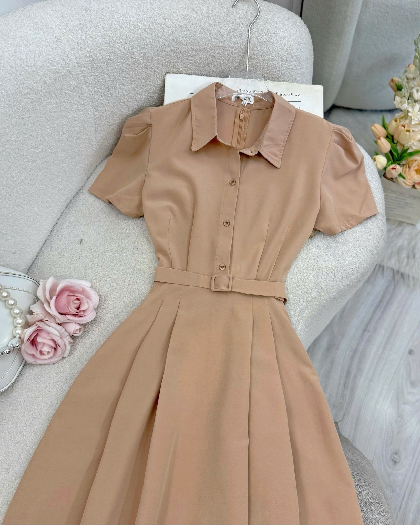 Váy Lụa Tuyết Sang Trọng Thiết Kế TuTu Store Dành Cho Nữ - Mã D873