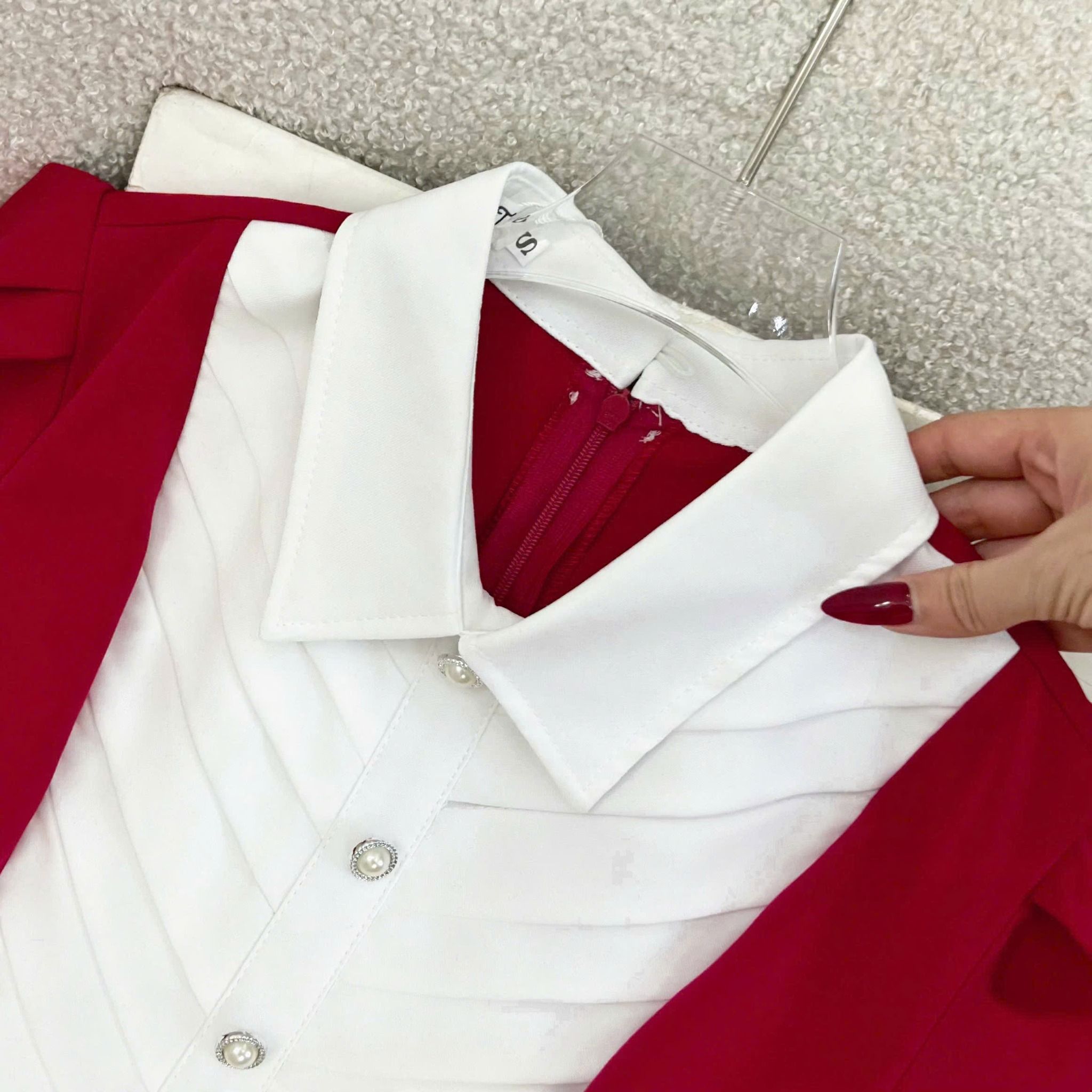 Váy Cotton Hàn Form Lửng Thiết Kế TuTu Store Dành Cho Nữ - Mã D874