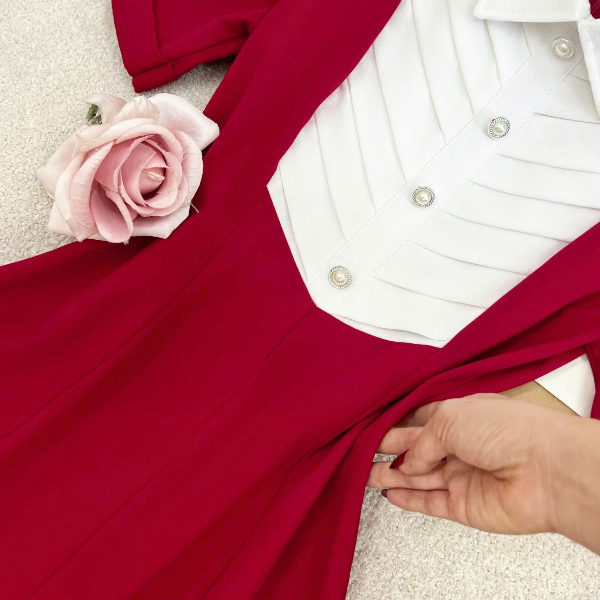 Váy Cotton Hàn Form Lửng Thiết Kế TuTu Store Dành Cho Nữ - Mã D874