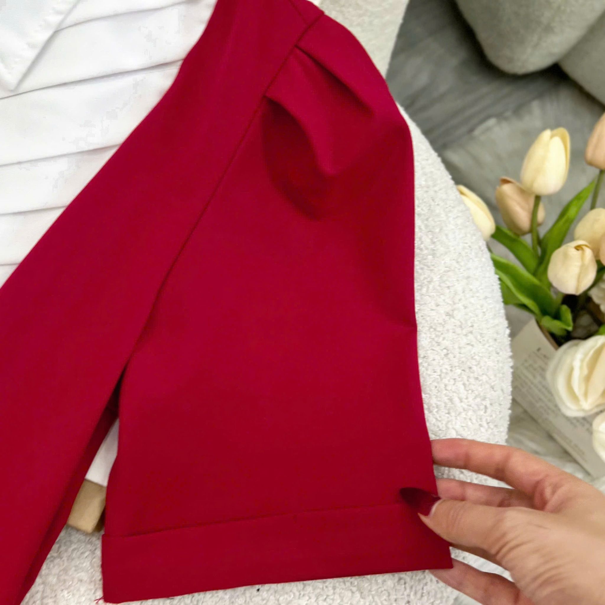 Váy Cotton Hàn Form Lửng Thiết Kế TuTu Store Dành Cho Nữ - Mã D874