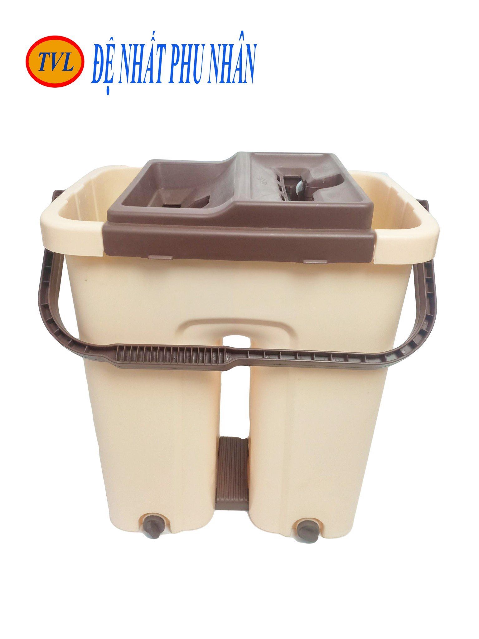 Bộ lau nhà Đệ Nhất Phu Nhân tự vắt 2 ngăn thông minh-SIZE LỚN-TVL167