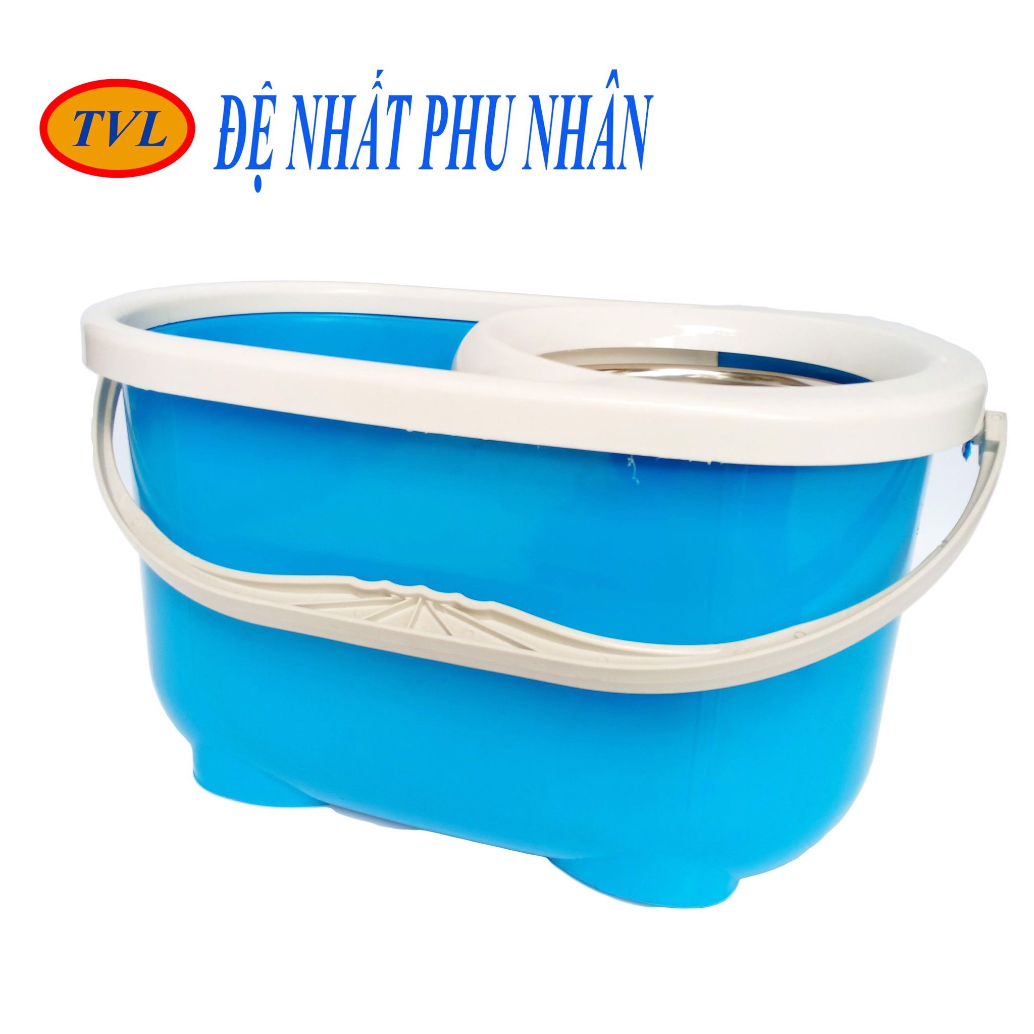 Bộ Lau Nhà Đệ Nhất Phu Nhân Lồng vắt, mâm bằng inox (OV-N)- TVL 163