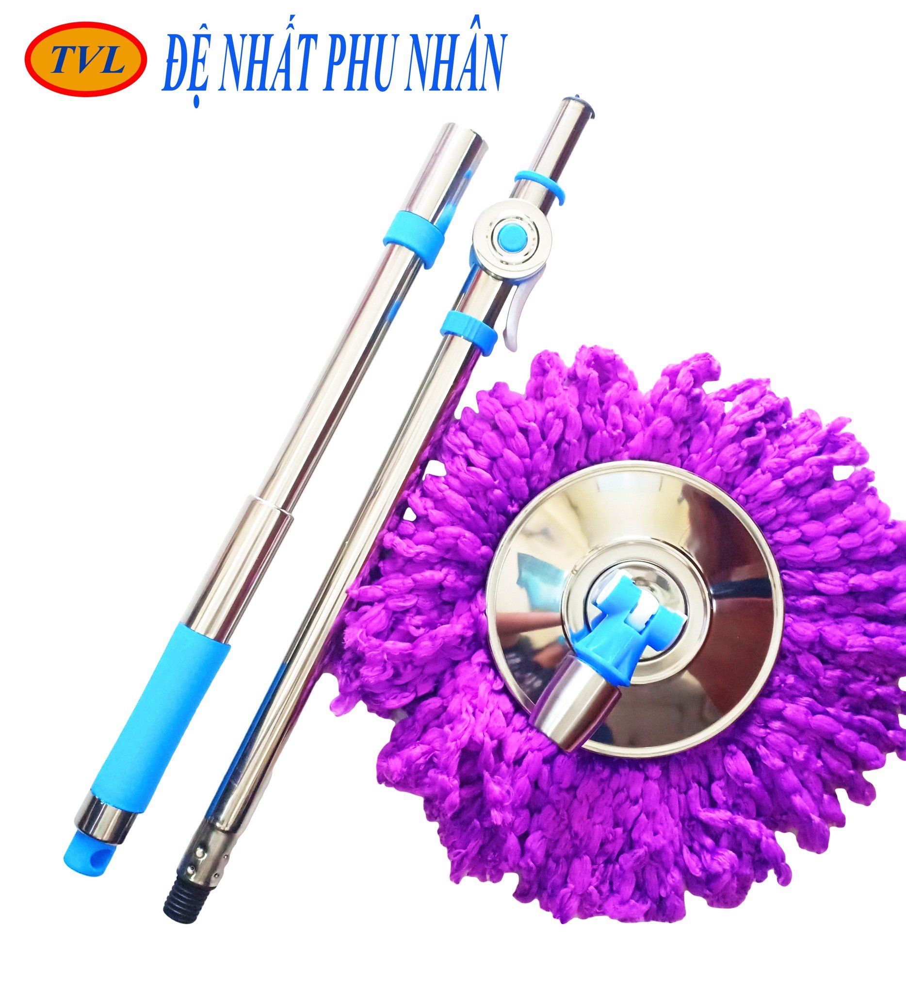 Cây lau Đệ Nhất Phu Nhân ROBOT INOX CAO CẤP -TVL162 -Màu ngẫu nhiên