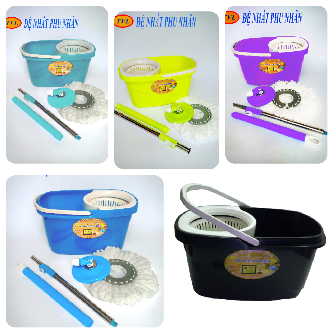 Bộ lau nhà 360 độ Đệ Nhất Phu Nhân SIZE NHỎ -GIao màu ngẫu nhiên -TVL 70