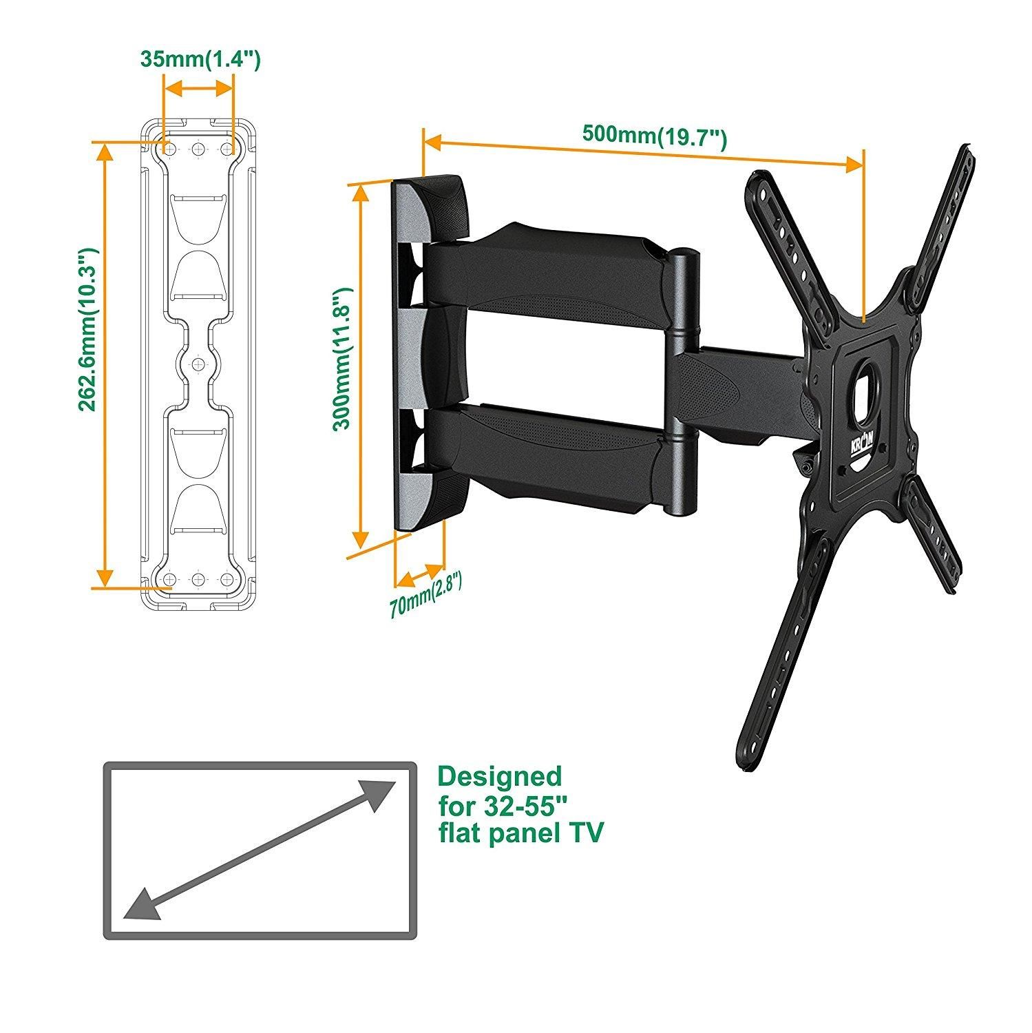 Giá Treo Tivi Góc Xoay Nhập Khẩu North Bayou P4 (32-55inch)