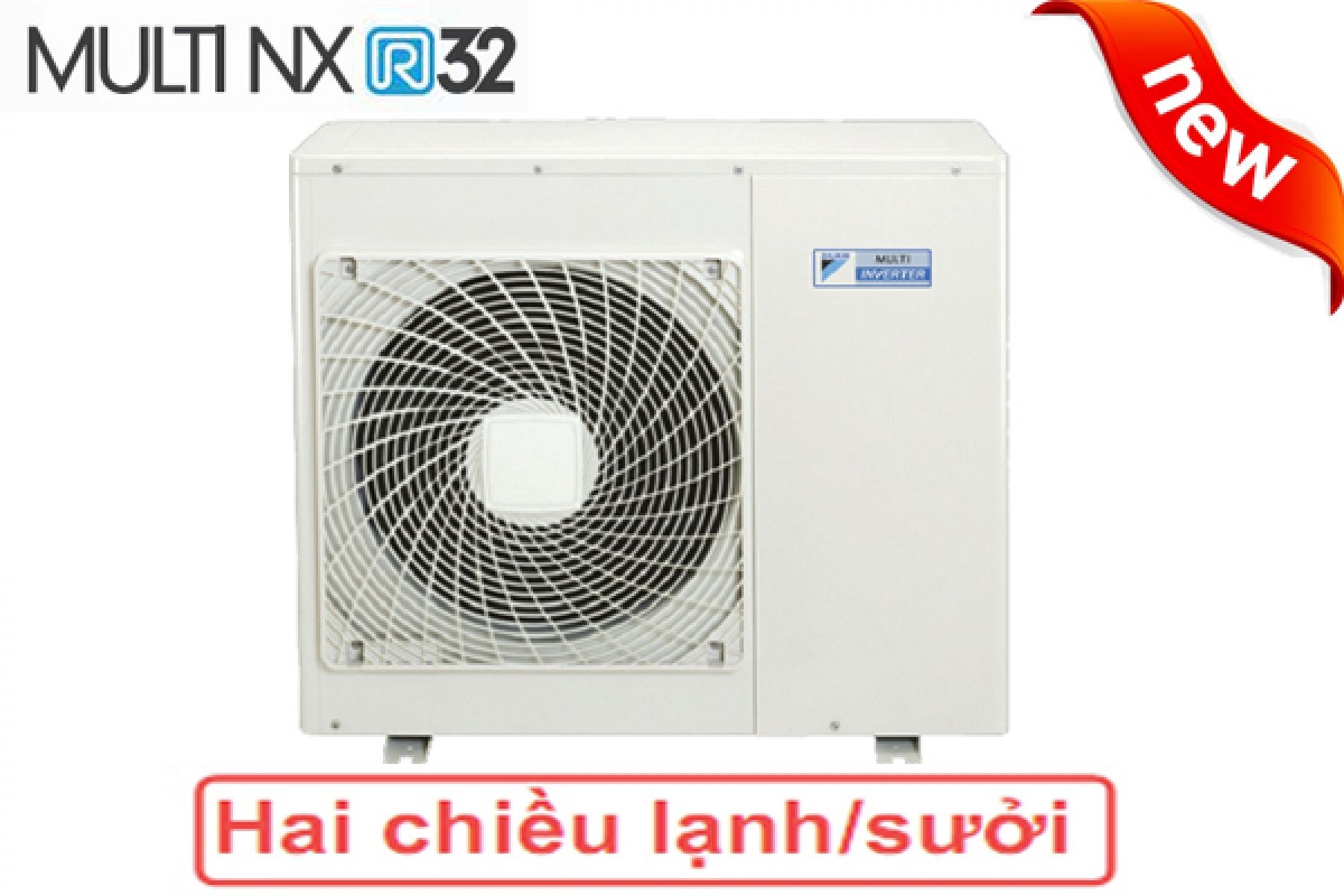 DAIKIN 3MXM52RVMV/4MXM68RVMV/4MXM80RVMV/5MXM100RVMV DÀN NÓNG MULTI NX INVERTER 2 CHIỀU GAS R32