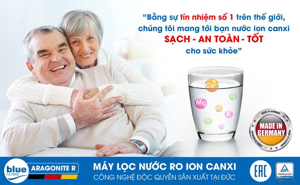 Máy lọc nước RO BlueFilters Aragonite R - Made in Germany