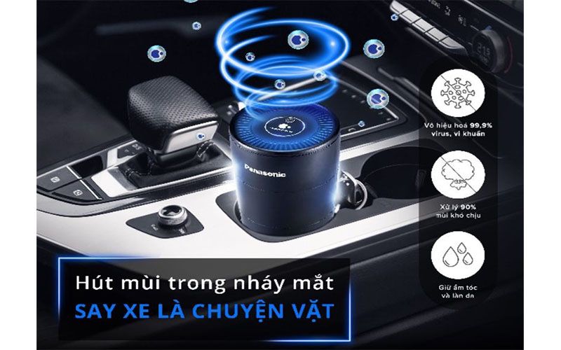 MÁY LỌC KHÔNG KHÍ MINI phát nanoe™X di động F-GPT01A – Dùng cho Ô tô