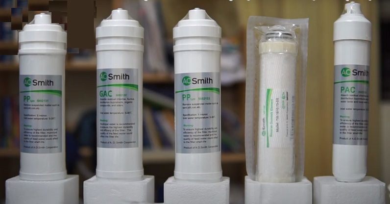 Bộ lõi thay thế máy lọc RO A.o.Smith (cho các model máy UnderSilk M1-M2-A1-A2-1E-S2-G1-G2-E2-E3)