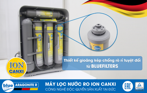Máy lọc nước RO BlueFilters Aragonite R - Made in Germany