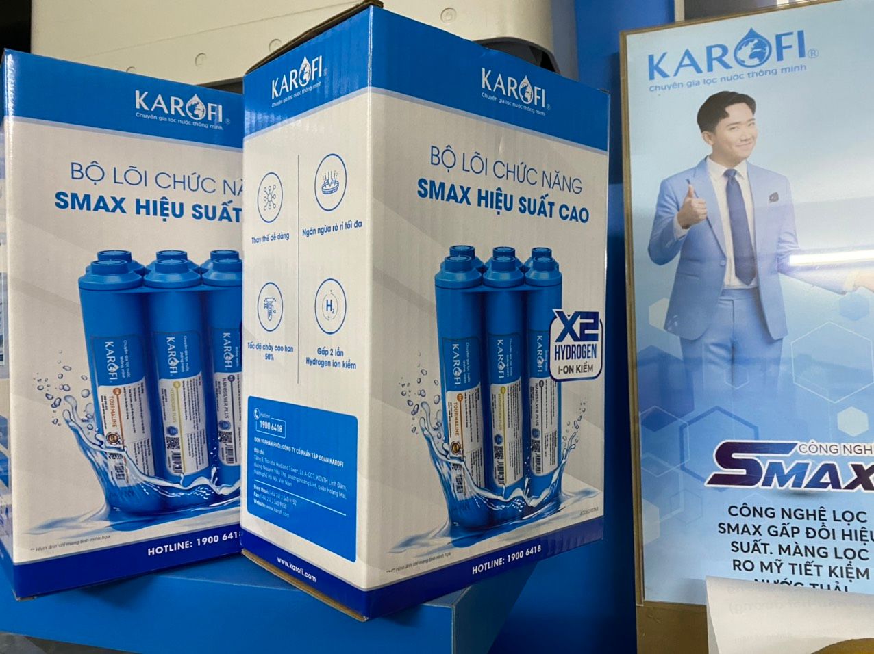  [CHÍNH HÃNG] Bộ lõi chức năng - lõi bù khoáng máy lọc nước Karofi 5678 smax hiệu suất cao hp 6.1 6.2 - thay thế cho tất cả máy tủ hoặc để gầm của Karofi Kangaroo và các hãng tương đương 