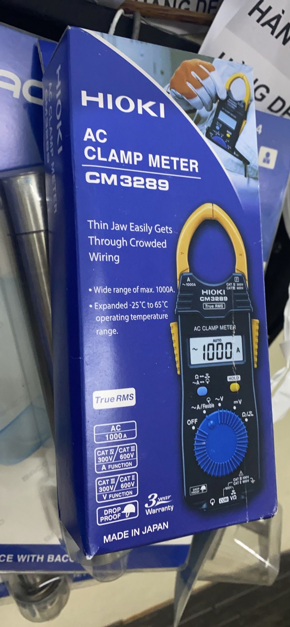 Ampe kìm kẹp dòng AC Clamp Hioki CM3289 (1000A, True RMS)