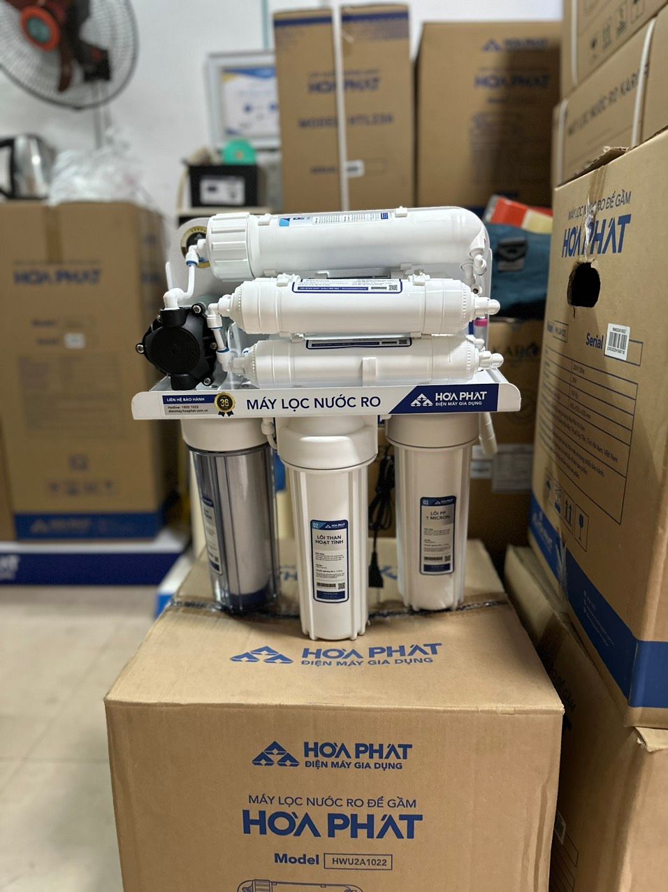 MÁY LỌC NƯỚC RO HÒA PHÁT 10 CẤP HWU2A1022 - 8 CẤP HWU4A0812